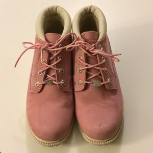 Timberland Nellie Pink Nubuck Waterproof Boots